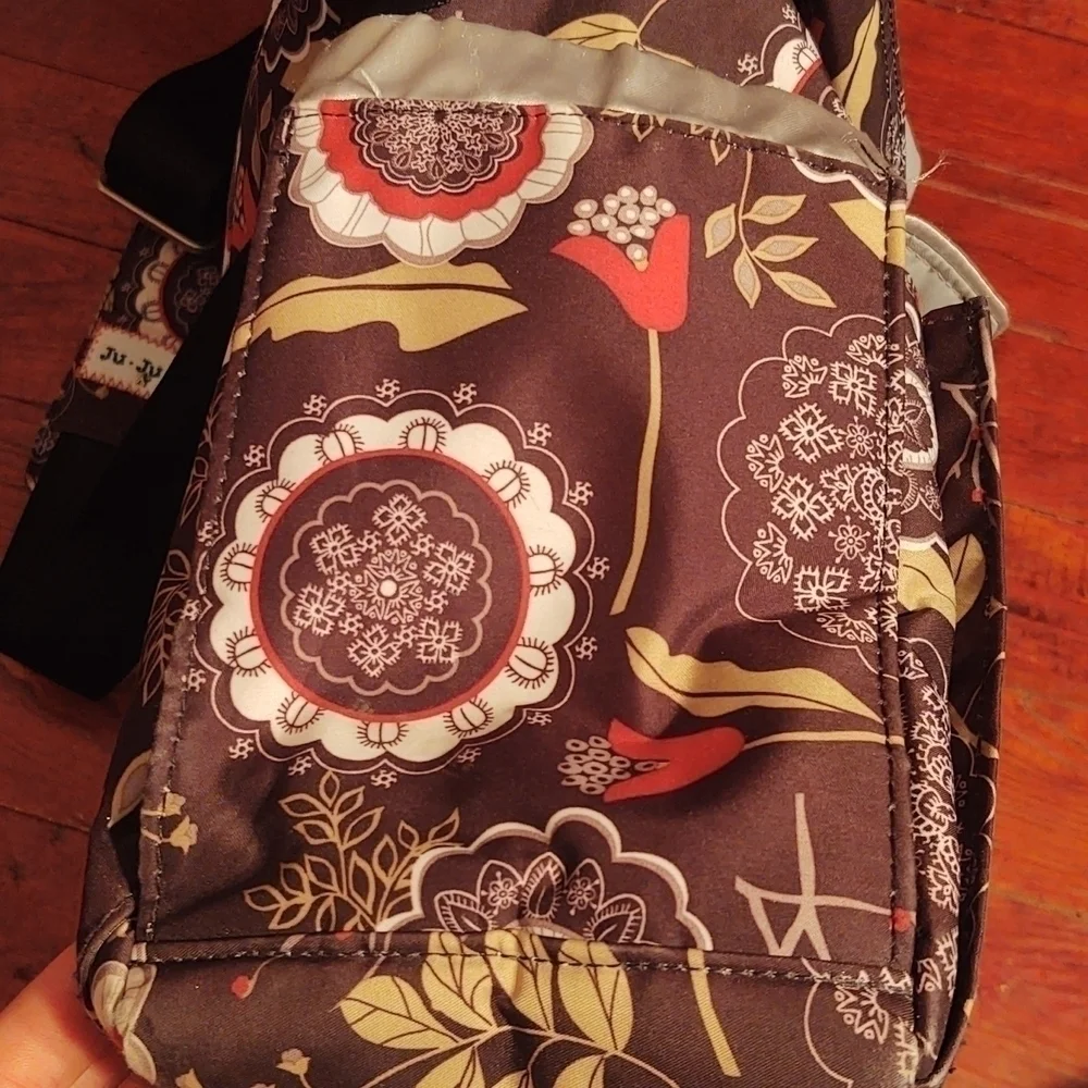 Ju-Ju-Be Lotus Lullaby Print Messenger Style Diaper Bag